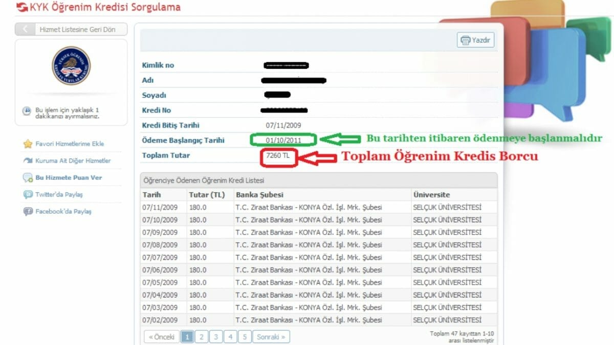KYK Öğrenim Katkı Kredisi ve Burs Sorgulama Nasıl Yapılır?